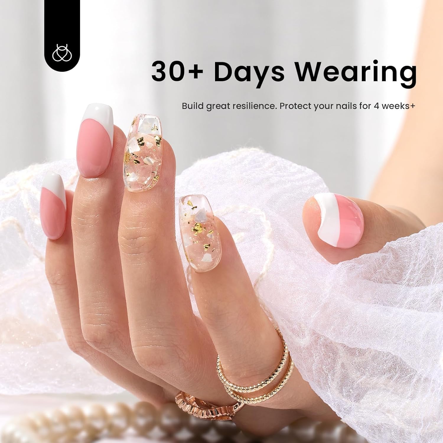 Beetles Hema Free Builder Gel for Nails 7 in 1 Nail Builder Strengthener Gel Clear Color Builder Extension Nail Gel for Holiday Nail Art Design for Girls Polish Cutics  #TikTokShopBacktoSchool