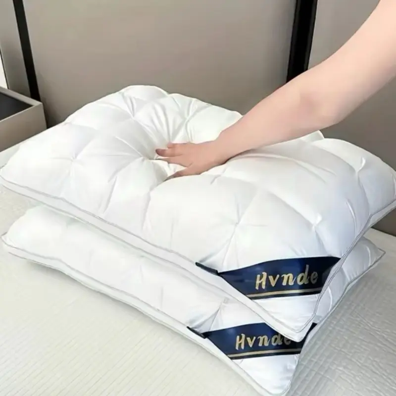 Luxury 5-Star Hotel Quality Pillows,Buy 1 Get 1 Free ,Bright White Soft Comfortable Luxury Pillows  In Full & Queen Size,Ultra-Fluffy Soft Down Alternative Fill