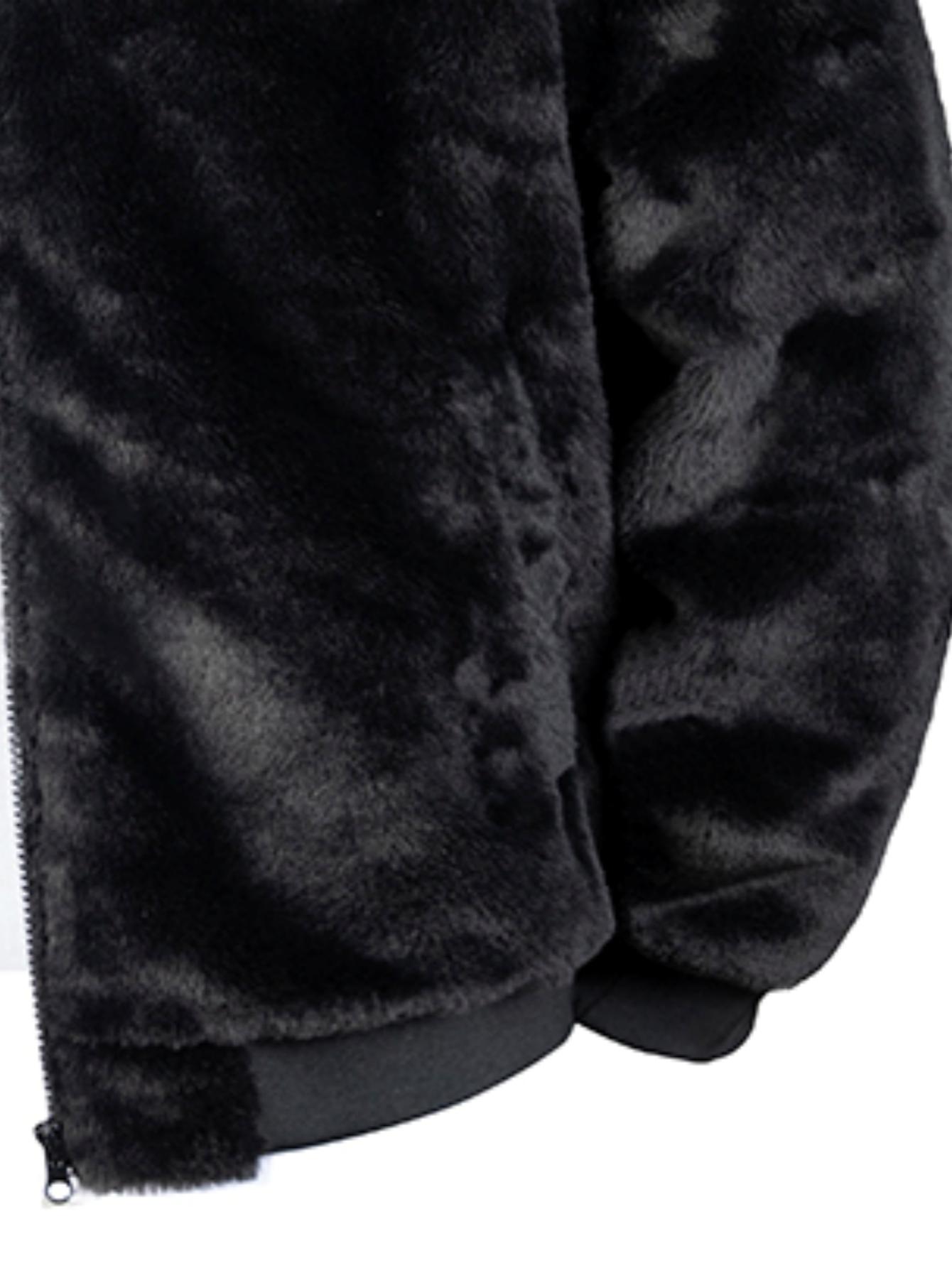 TJL Men's Winter Mink Fur Coat Imitation Mink Velvet Thick Warm Short Hooded Jacket Plus Size Menswear Soft jackets old money outfits 1999 outfits men snow