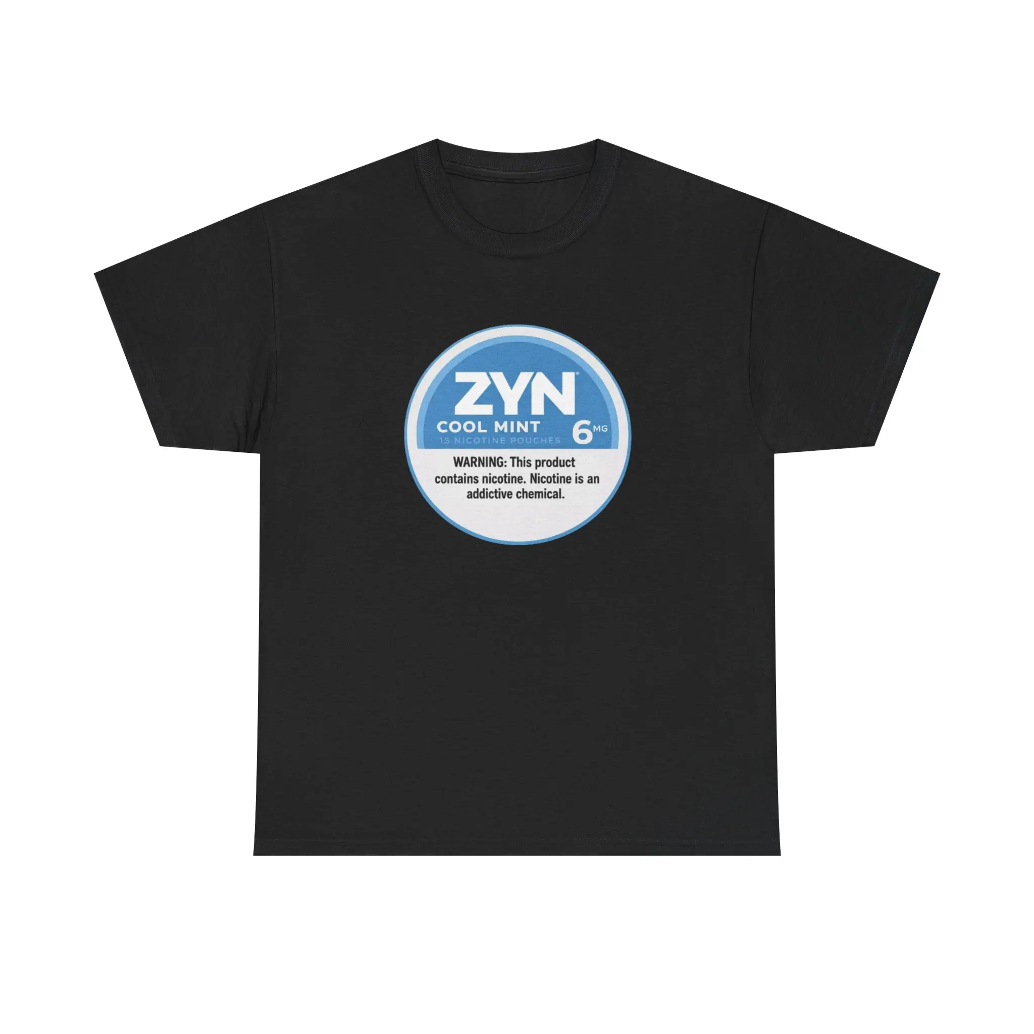 ZYN Cool Mint Logo Tee | Nicotine Can Design T-Shirt - TikTok Shop