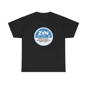 ZYN Cool Mint Logo Tee | Nicotine Can Design T-Shirt