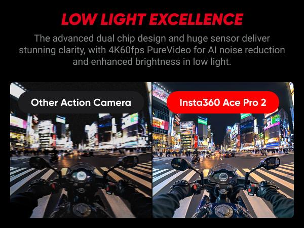Insta360 Ace Pro 2 - 8K Waterproof Action Camera Co-Engineered with Leica, 1/1.3" Sensor, Dual AI Chip, Leading Low Light, Superior Audio, Flip Screen & AI Editing for Vlogs