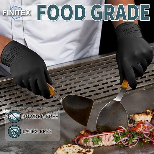 5Mil Heavy Duty Black Nitrile Gloves, Extra Strong Tear-Resistant Industrial Strength, Latex Free Disposable Cleaning Gloves for Gardening, Outdoor Tools, Home Improvement, Mechanic Work, BBQ, DIY Projects, Automotive Repair, Tattoo 5Mil Heavy Duty Black Nitrile Gloves, Extra Strong Tear-Resistant Industrial Strength, Latex Free Disposable Cleaning Gloves for Gardening, Outdoor Tools, Home Improvement, Mechanic Work, BBQ, DIY Projects, Automotive Repair, Tattoo