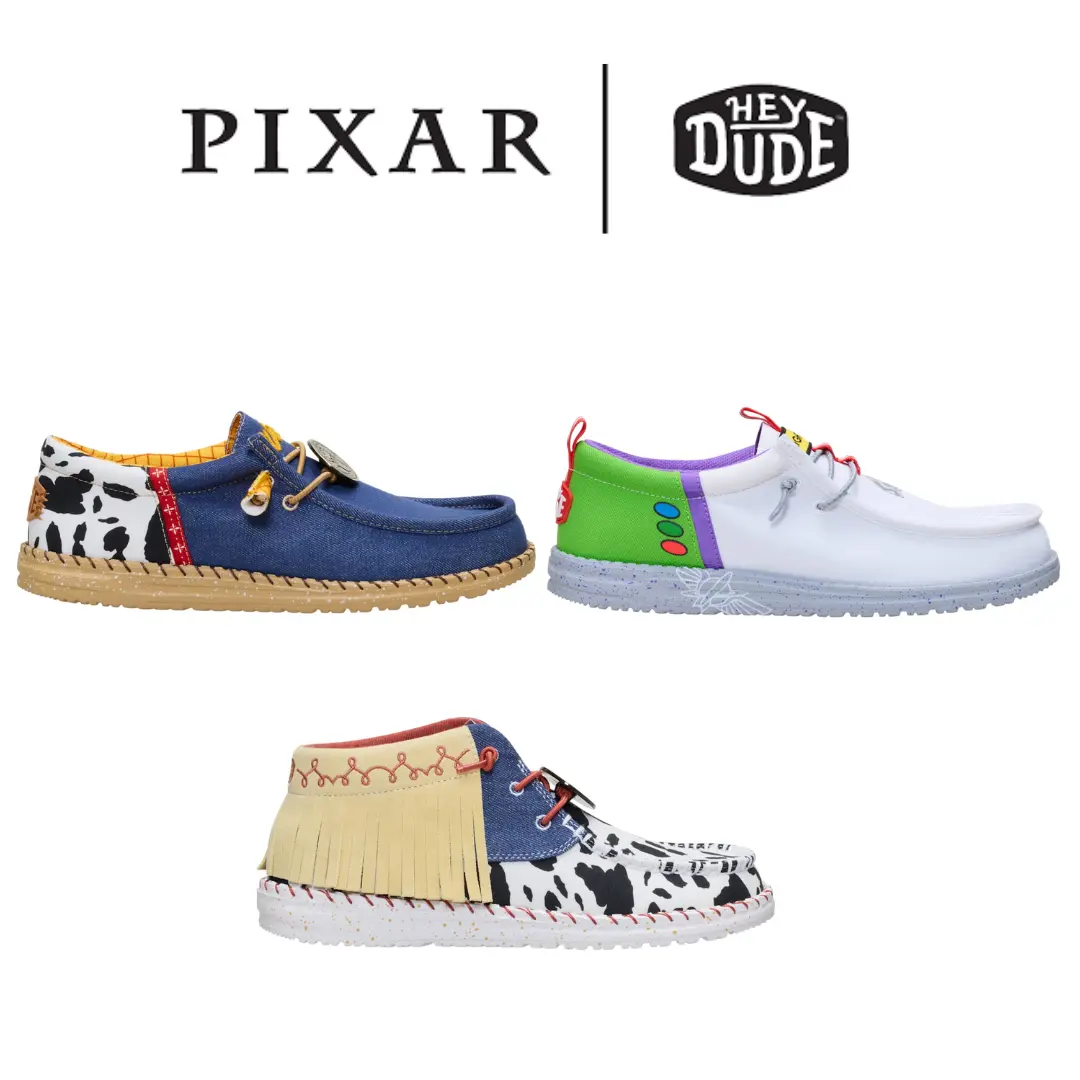 Disney x HEYDUDE Toy Story Collection - Comfortable Slip on Shoes for the Family
