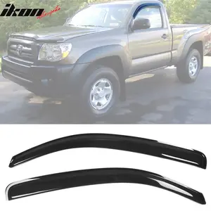 Visor Windows for Toyota Tacoma Standard Cab 2005-2015 Slim Style Acrylic