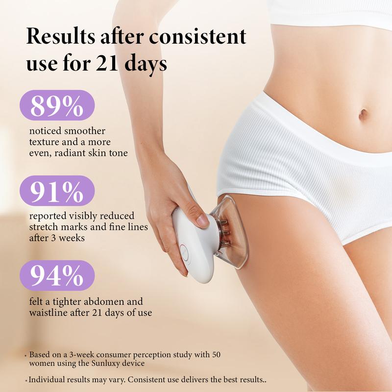 SunLuxy 3-in-1 Red Light Therapy & Cupping Suction Machine for Relaxation, Skin Rejuvenation, and Facial Firming – Perfect Valentine’s Day Gift – 3 Power Levels, Ergonomic Design, Type-C Charging