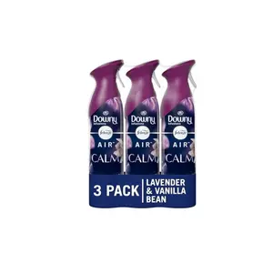 Febreze Air Mist Air Freshener Spray, Odor-Fighting Room Spray, Air Fresheners for Home and Bathroom and Kitchen, Aerosol Can, Downy Calm Scent, 8.8oz (Pack of 3)
