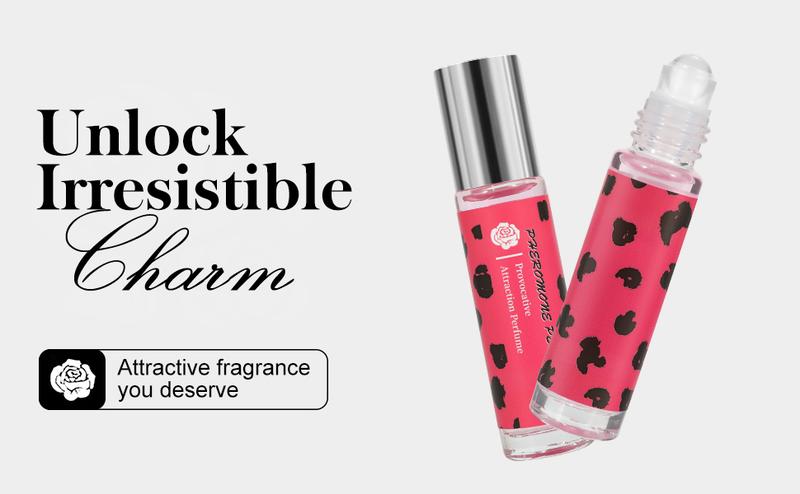 Pheromones Perfumes for Women, Long Lasting Sensual Grown-Up Floral and Fruity Fragrance, Travel Size, Rollerball with Sweet, Jasmine, Feminine Scent 0.34 oz (10 mL)