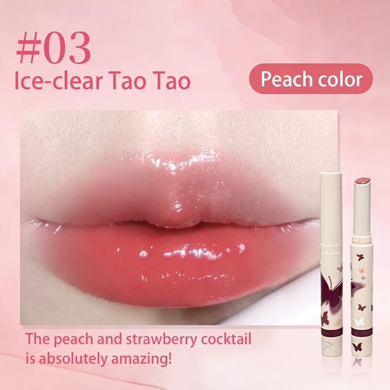 6pcs Solid Glossy Tinted Lip Balm Stick - Hydrating Moisturizing Formula with Shiny Film Finish, Transfer-Resistant Long-Lasting Color, 2-in1 Lip Care & Gloss, Multiple Shades for All Seasons, Perfect Valentine’s Day Gift for Her！