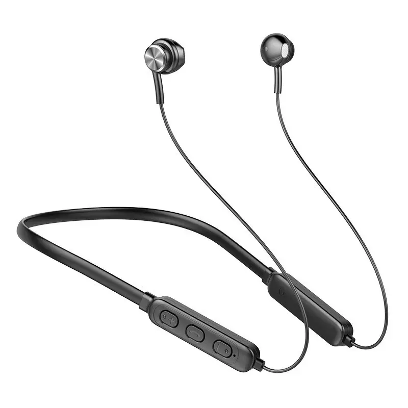 Wireless Neckband Bluetooth Headphones with Mic, Waterproof HiFi Stereo Magnetic Sports Earbuds for Running Workout Gym In Ear Headset Enc Headset In Ear Design Audio
