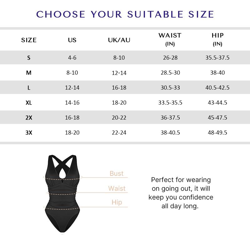 Shapellx Women's Smart Sculpt Front Ruched Swimsuit Tummy Tucking One Piece Slimming Bathing Suit Sculpting Snatched Waistline Swimwear