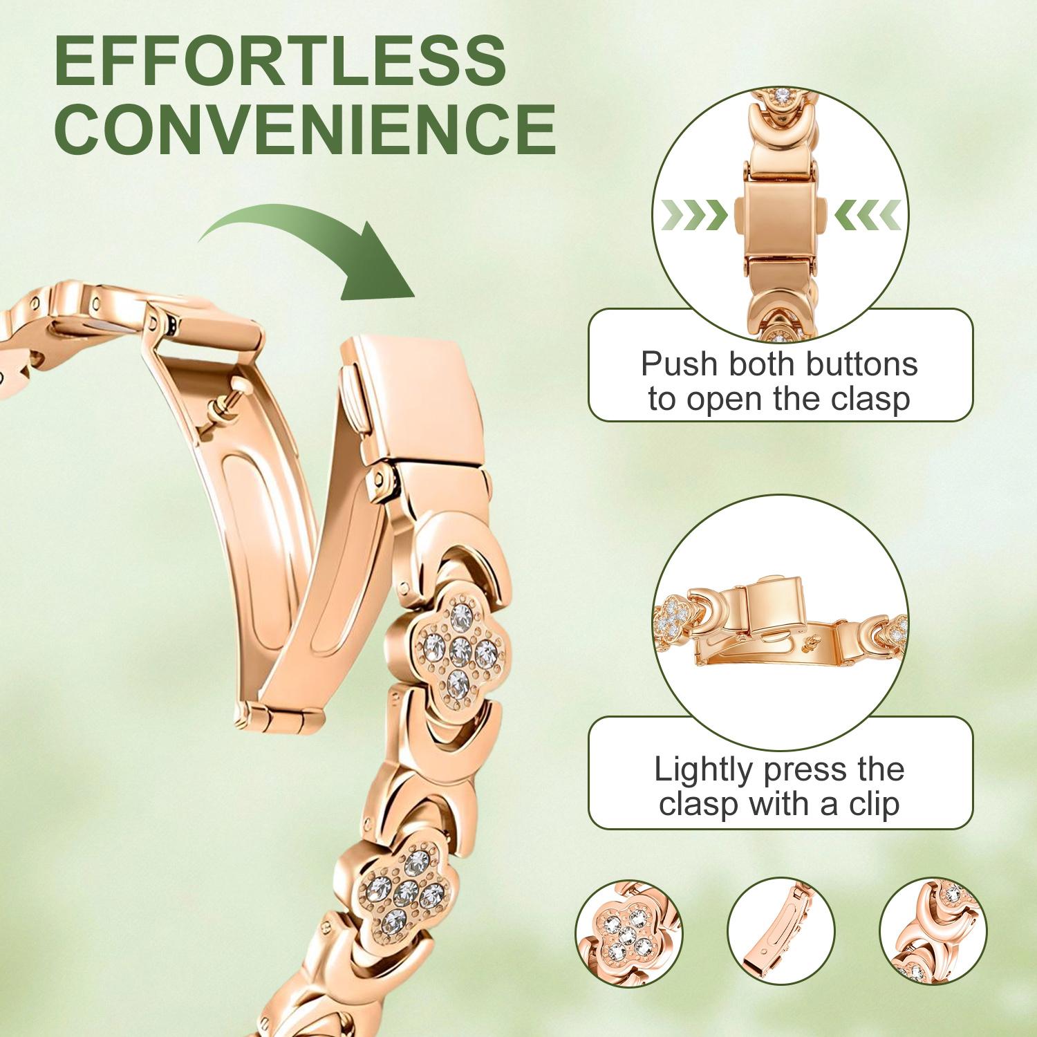 PUKEGM Copper Bracelets for Women Pure Copper Magnetic Bracelet with 3500 Gauss Effective Magnets Trendy Stack Bangle Stretch Bangle Modern Fashion Accessories Jewelry Gift