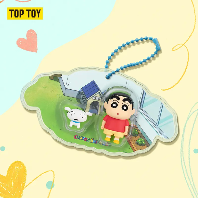 TOPTOY CRAYON SHINCHAN Happy Treasure Box Series Pendant Blind Box-Perfect Gift, Unique HolidayHome & Office Decorations summerfinds tiktokshopbacktoschool