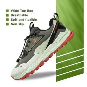 HOBIBEAR Men's Trail Running Shoes | Wide Toe | Trekking | Non-Slip Hiking Sneakers SpringStatements