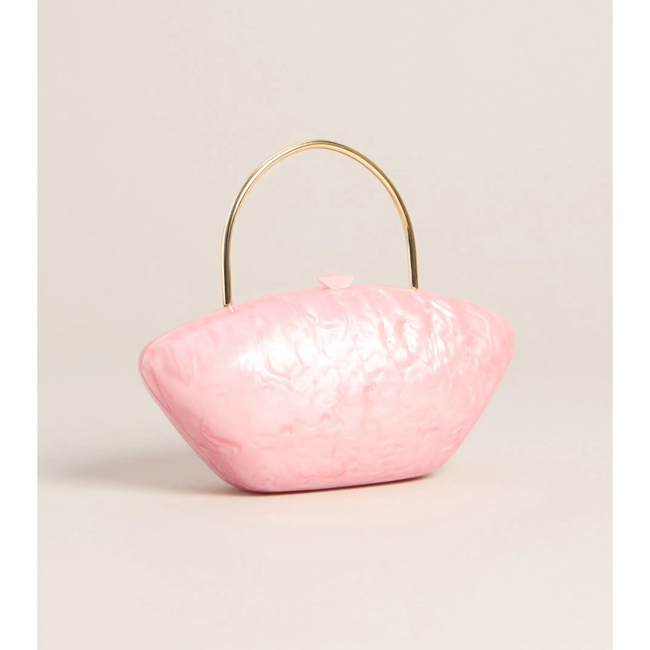 Late Reply Marble Top Handle Bag