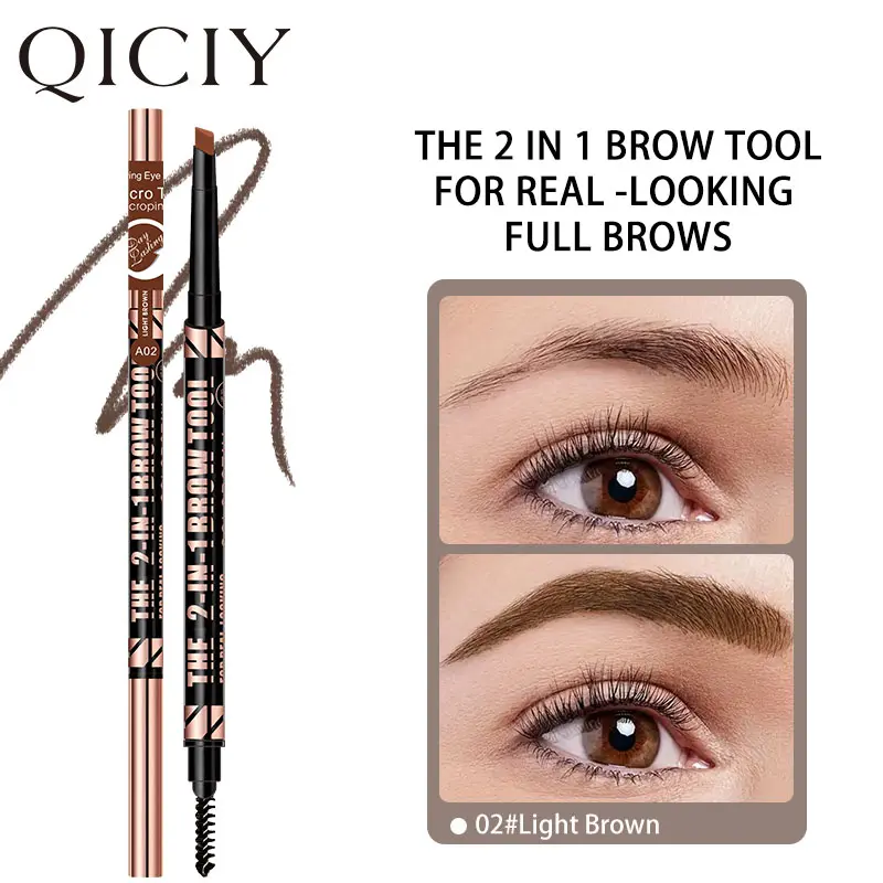 Make up set 4D wild nature eyebrow pencil, 3-dimensionalshape,water-resistant and non-matte, beautifuleyelash lines, suitable for both men and women