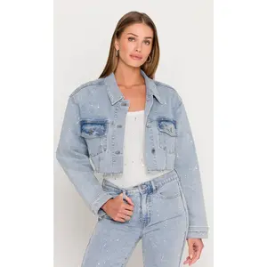 Generation Love Delan Embellished Denim Jacket