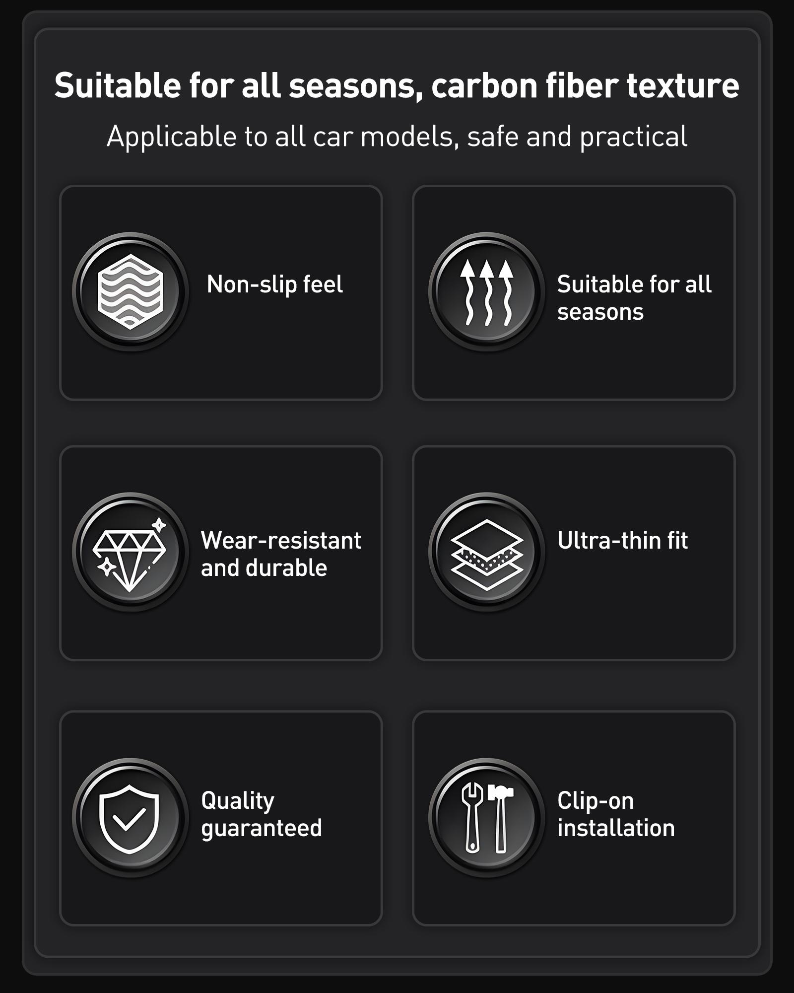 Car Steering Wheel Cover, Non-slip Design Steering Wheel Protector, Universal Car Steering Wheel Cover for 15 Inch, Decor Gadgets, Car Accessories, Men Gifts, Car Essentials, Vehicle, for Racing