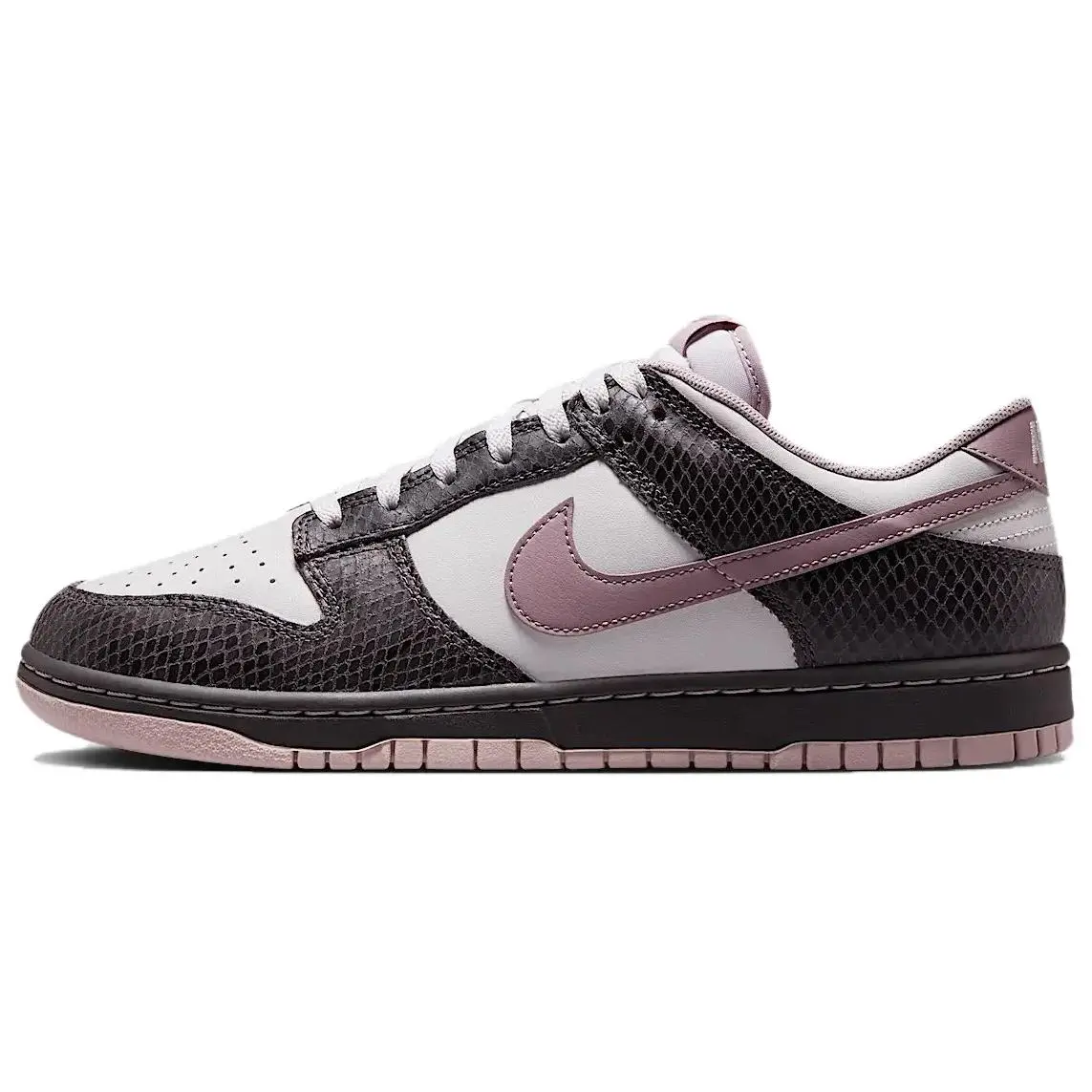 Nike Dunk Low Sports Shoes - 'Medium Ash Violet Snakeskin' Sneaker