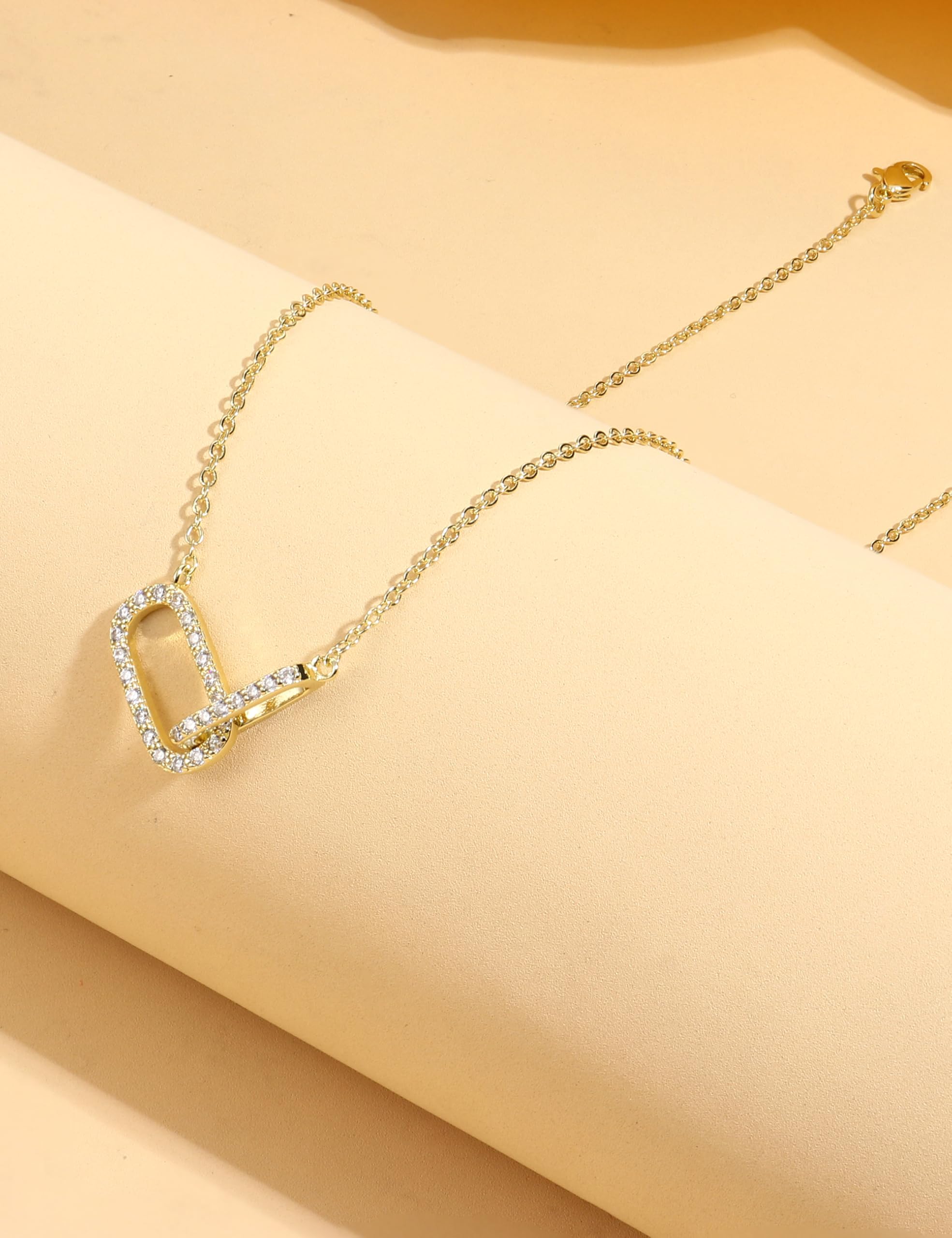 ORAZIO Layered Gold Necklaces for Women Non Tarnish, Dainty 14K Gold Plated Cubic Zircon Necklace Stack Layering Chain Necklace Stackable Cute CZ Pendant Choker Necklace for Women ORAZIO Layered Gold Necklaces for Women Non Tarnish, Dainty 14K Gold Plated Cubic Zircon Necklace Stack Layering Chain Necklace Stackable Cute CZ Pendant Choker Necklace for Women