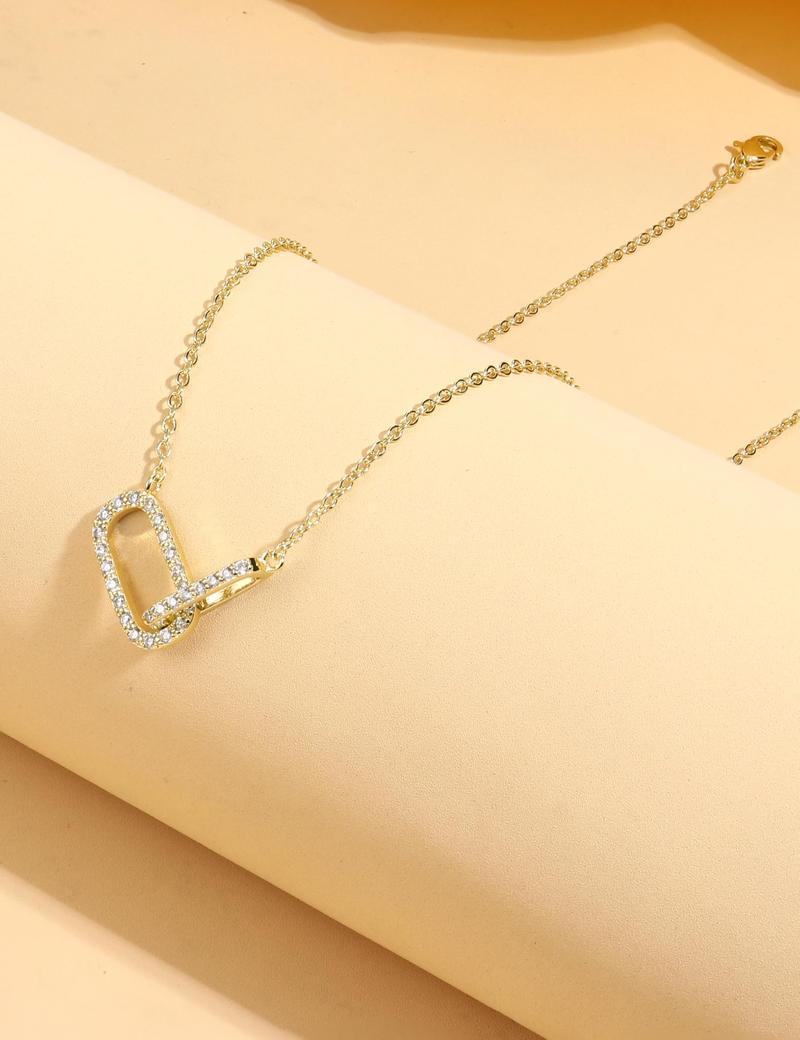 ORAZIO Layered Gold Necklaces for Women Non Tarnish, Dainty 14K Gold Plated Cubic Zircon Necklace Stack Layering Chain Necklace Stackable Cute CZ Pendant Choker Necklace for Women