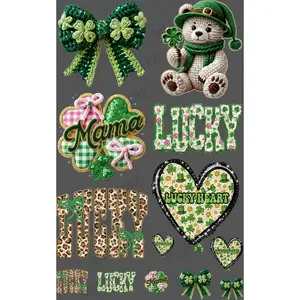 ST.PATTY'S DAY (5) PREMADE GANGSHEET - 22X36 DTF TRANSFERS - DIRECT TO FILM