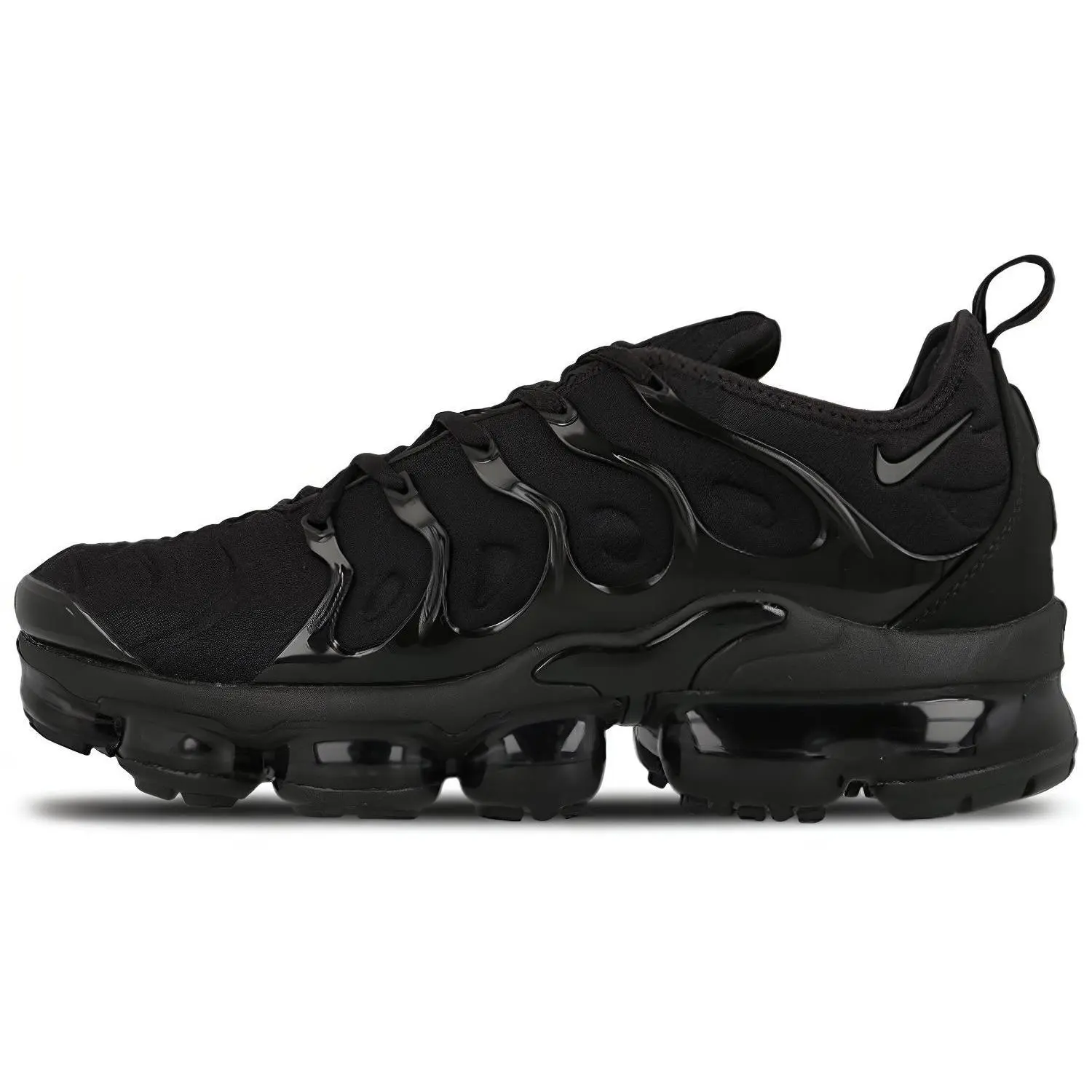 Nike Air VaporMax Plus Triple Black Versatile Cushioned Low Top Casual Running Shoes Men's Black-Dark Grey 924453-004