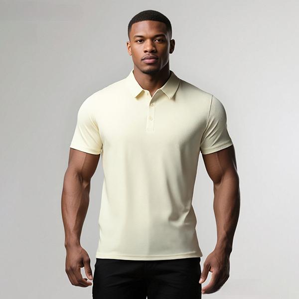 4-Pack Basic Solid Color Breathable Polo Shirts