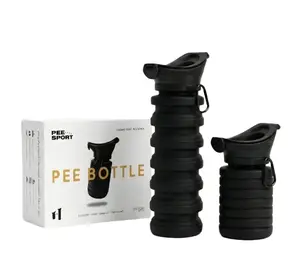 Expandable Portable Urinal Pee Bottle for Men & Women – Leakproof, Reusable, Shrinkable Best For Emergency - Urinal Bottle for Travel, Adventure, Camping, Outdoor, Night & Casual Use