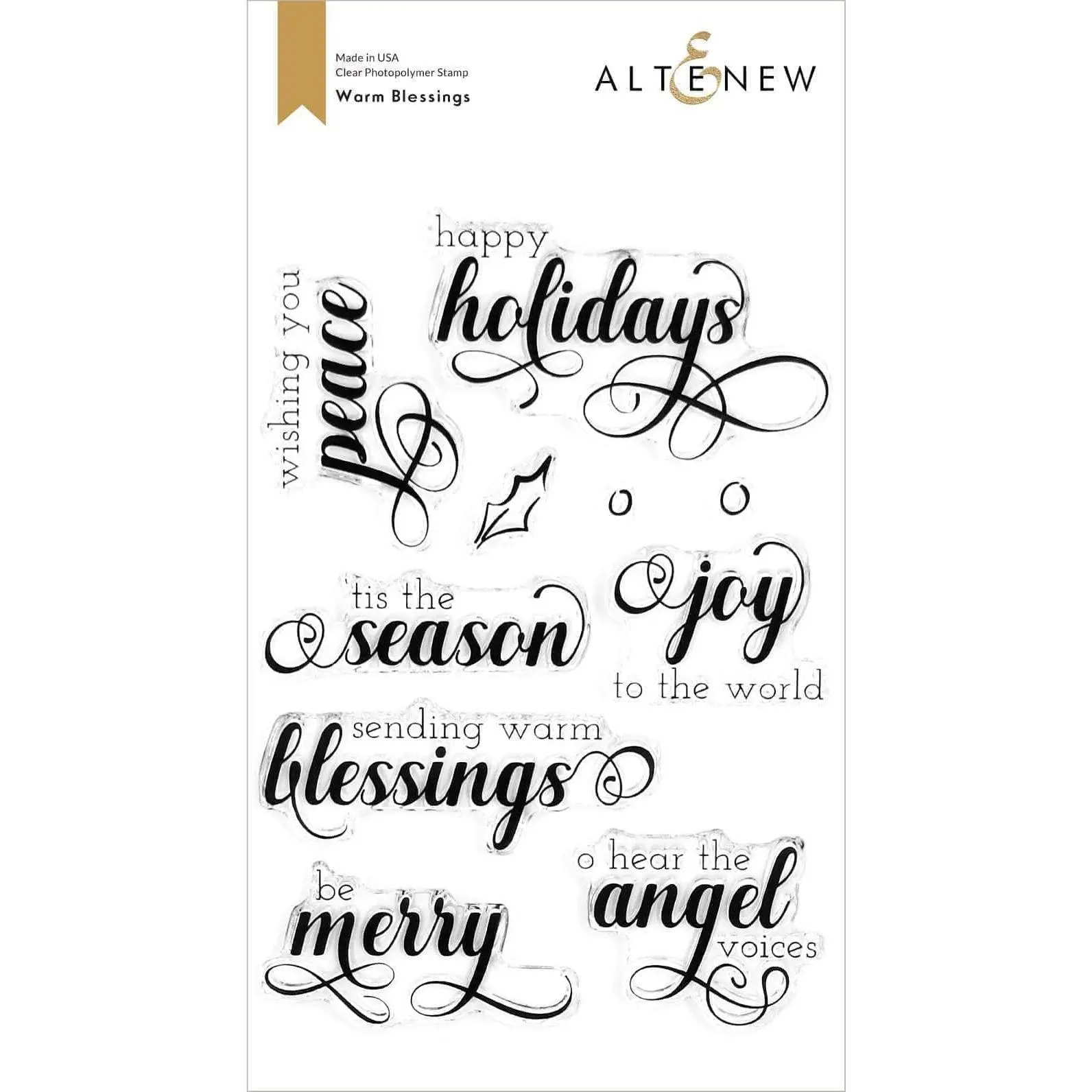 Warm Blessings Stamp Set