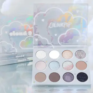 ColourPop Cloud 9 - Cool-Tone Powder Palette Silvery Blues Long-lasting 0945 ColourPop Cloud 9 - Cool-Tone Powder Palette Silvery Blues Long-lasting 0945