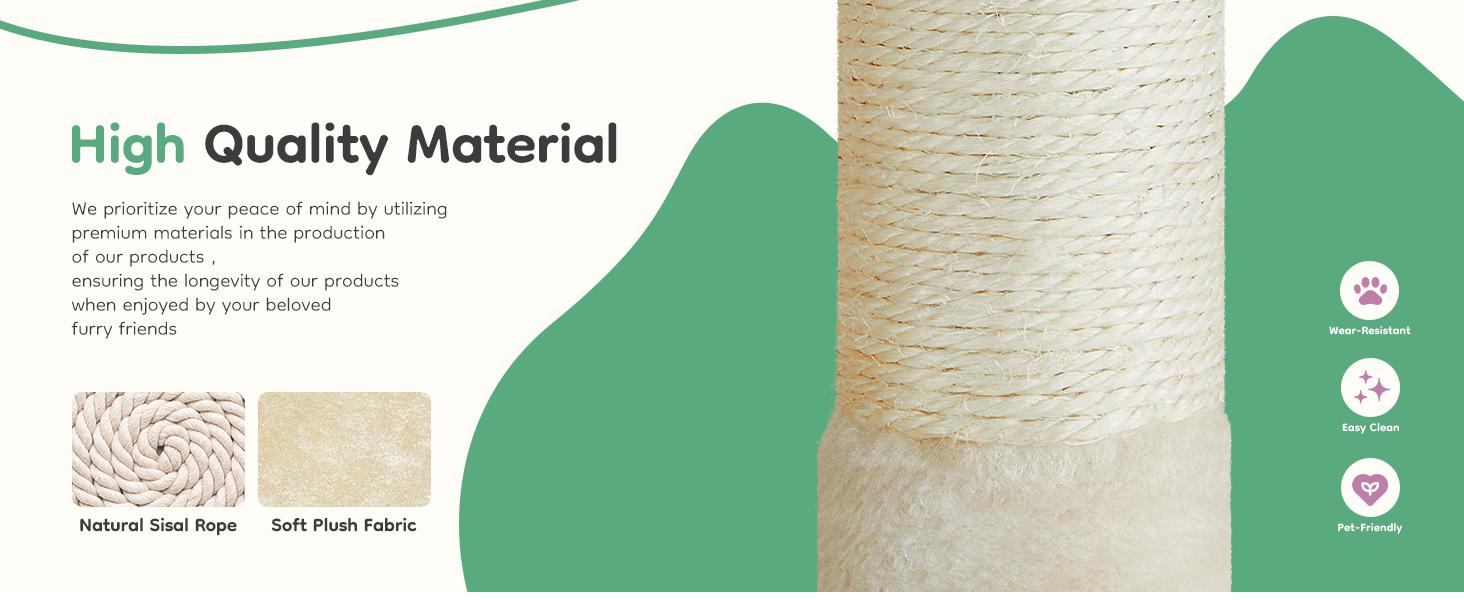 Cat Tree Tower for Indoor Cats, 54in Tall Multi-Level Pet Furniture, Stable Kitty Play House with Sisal Scratching Post, Large Condo, Climbing Ladder, Plush Toy for Kitten cat treehouse