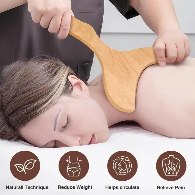 Wooden Massage Tool Set – 6 Counts Manual Massage Tools – For Body & Face Sculpting – Muscle Relaxation & Stretching – Home, Sports, Outdoor Gua Sha Tool Set – Scalp Massager – Back Massager – Foot Massager & Dealsforyoudays & Manual Massage Tools