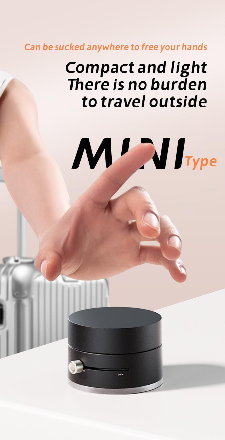 Multi-functional vacuum strong magnetic cell phone holder, 360 ° rotation, suitable for all kinds of cell phones, with magnetic holder, foldable, convenient for multi-scene application