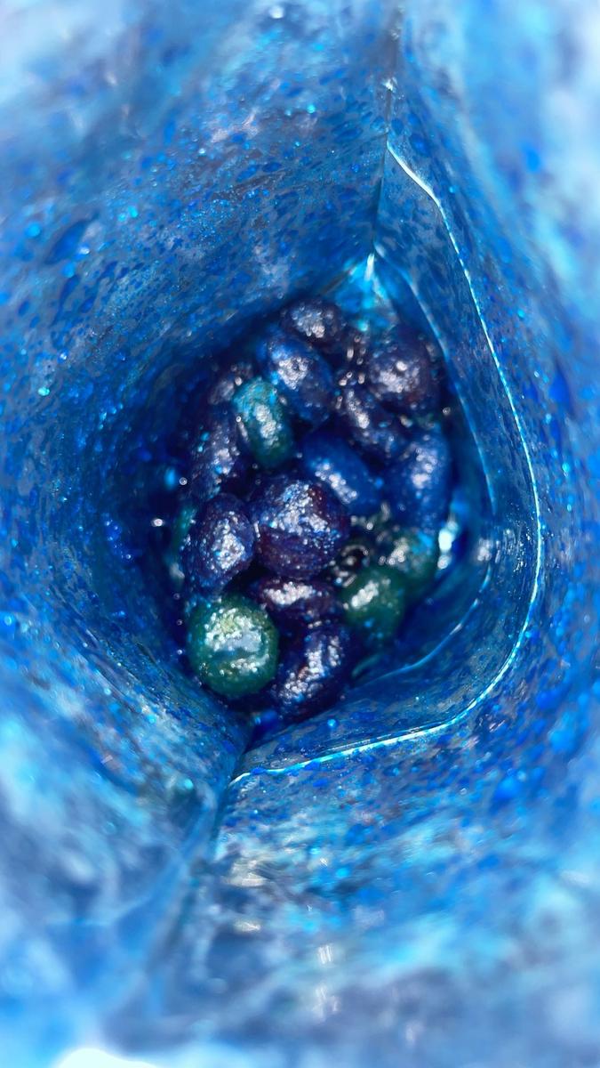 Item: 8 oz small Sour blue Raspberry