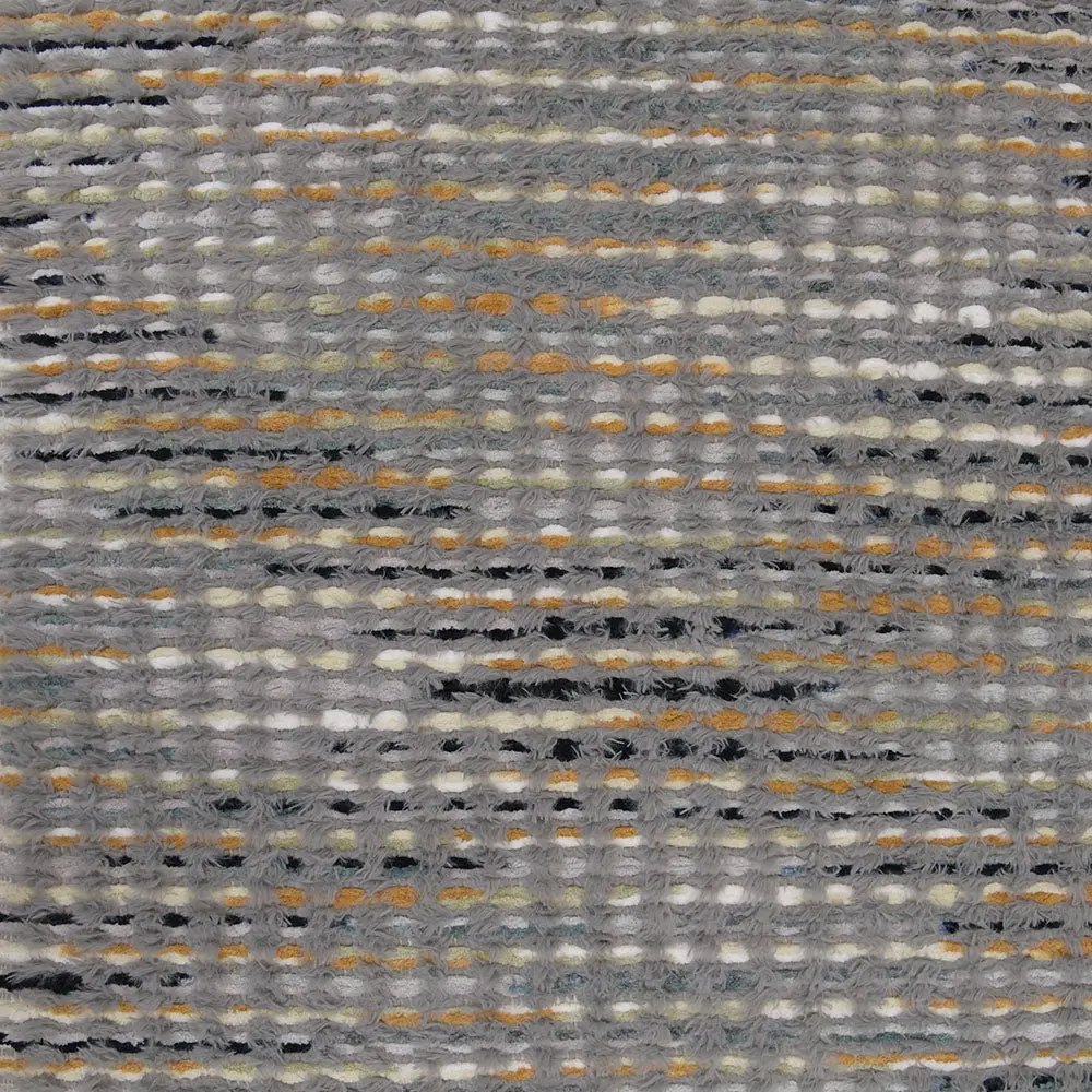 Grey Striped 100% Polyester Upholstery Fabric – 54″ Width