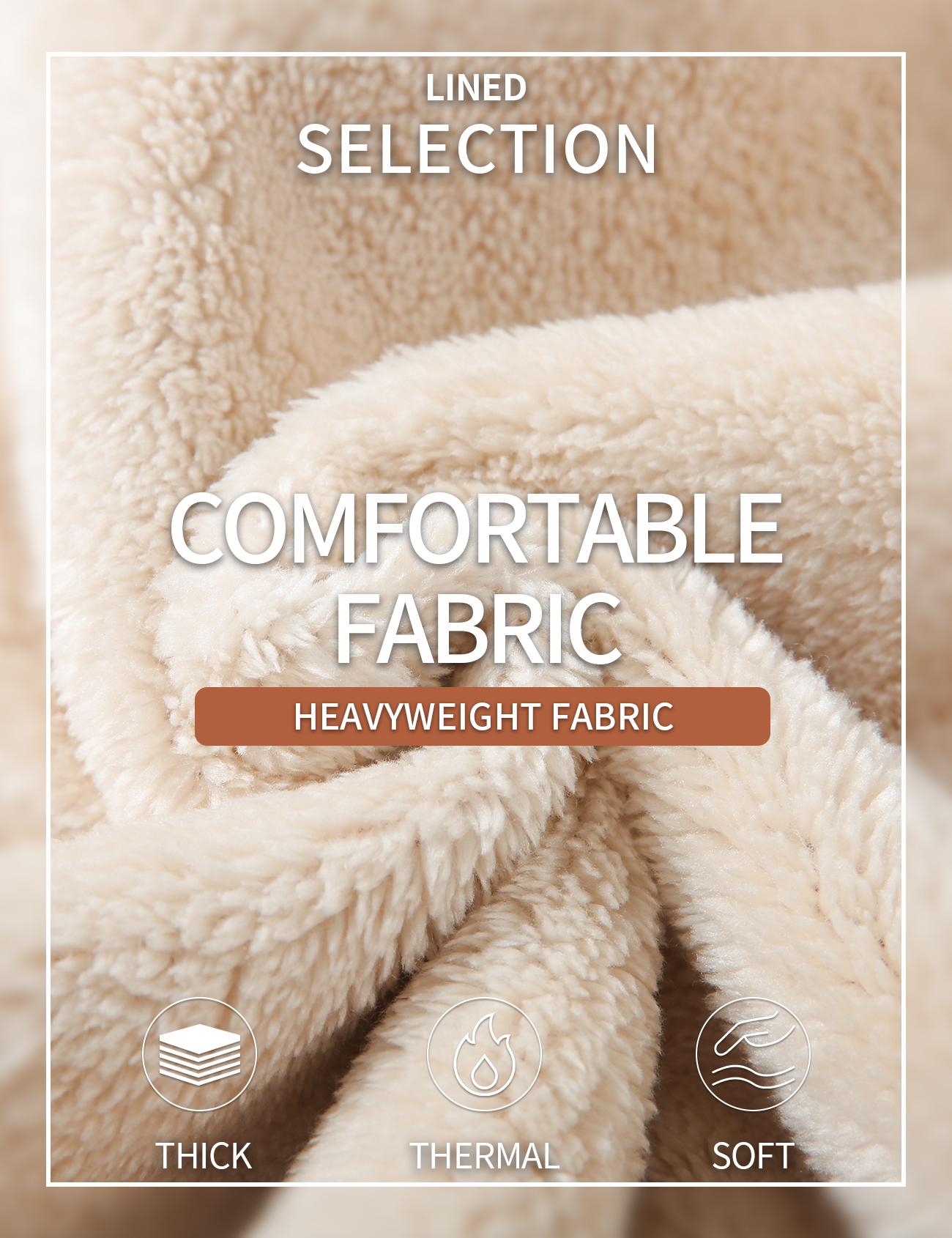 Gihuo Men's Winter Warm Crewneck Sherpa Fleece Lined Sweatshirt Army Beige Casual Long Sleeve Solid Color Round Neck Machine Washable Pullover Tops for Men Gifts Gihuo Men's Winter Warm Crewneck Sherpa Fleece Lined Sweatshirt Army Beige Casual Long Sleeve Solid Color Round Neck Machine Washable Pullover Tops for Men Gifts