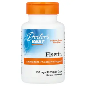 Doctor's Best Fisetin , 100 mg, 30 Veggie Caps