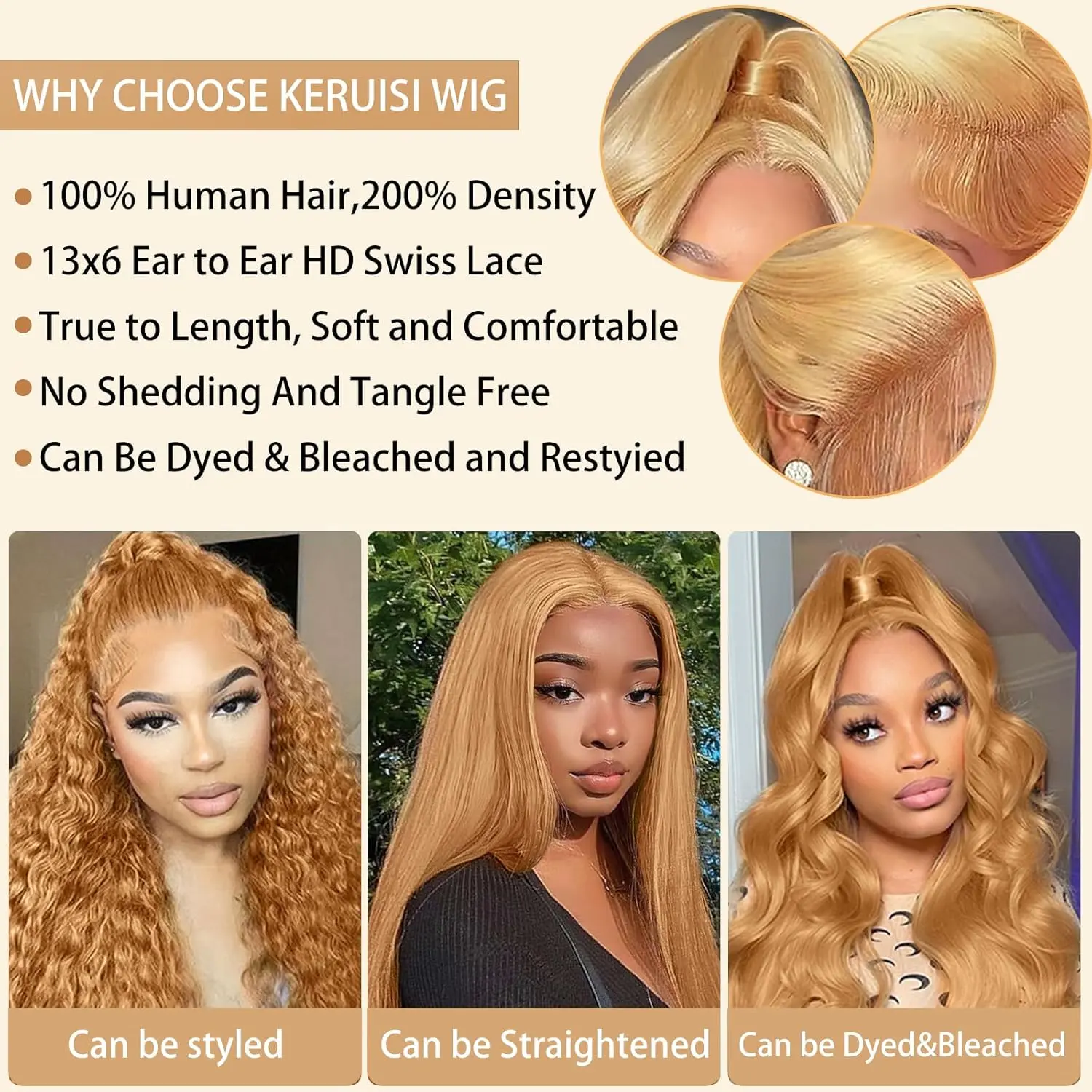 13x6 Lace Front Wig Human Hair 30 Inch 200 Density Body Wave HD Lace Wig 30 Inch 13x6 Lace Front Wigs Human Hair 200 Density Body  main image 2