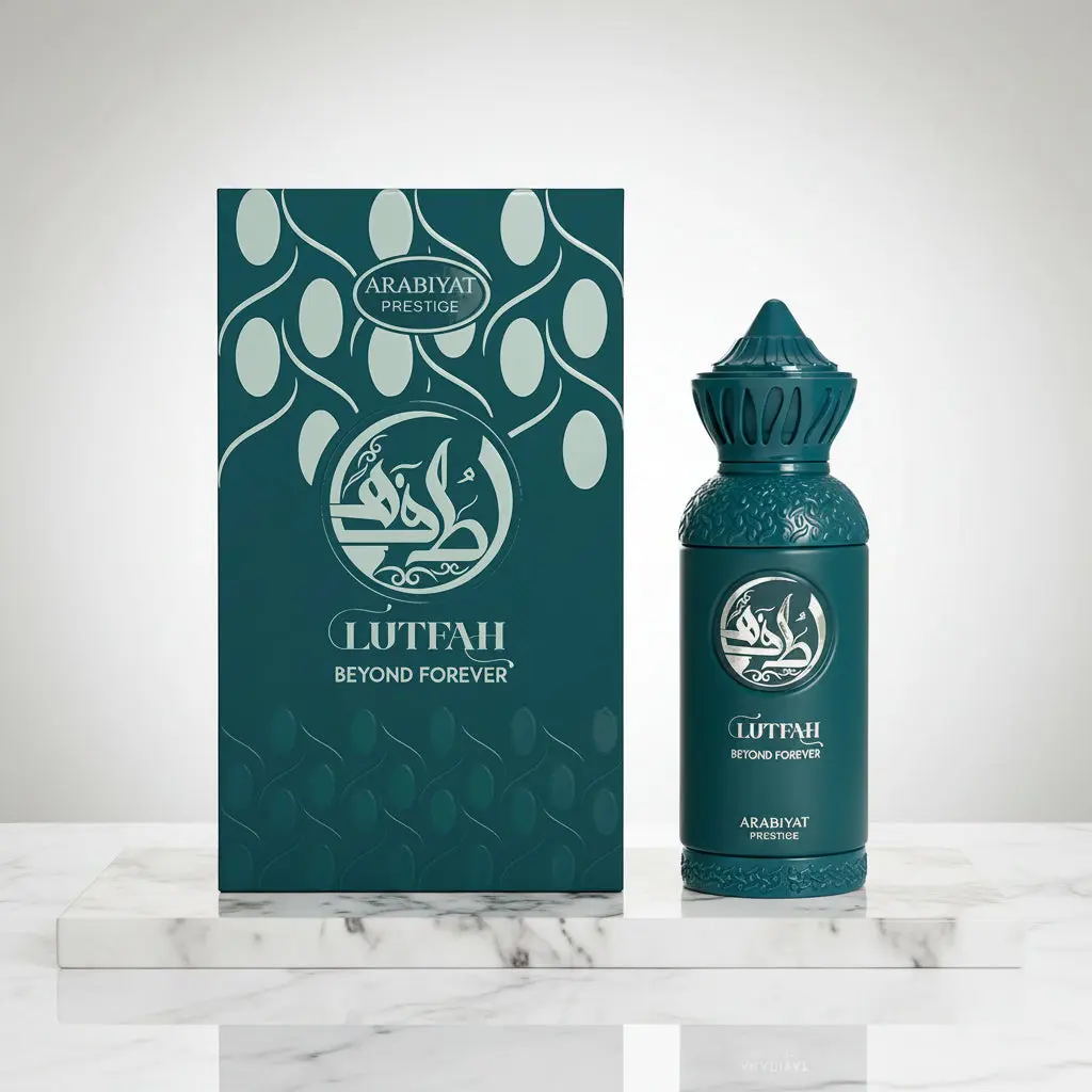 Arabiyat Prestige Lutfah Beyond Forever Regular Edition Unisex EDP - Adult Fruity Floral Liquid Fragrance Bottle, Bright Delicious Opening, Raspberry Notes, Rose & Leather Accents, Up to 2.9 fl. oz.