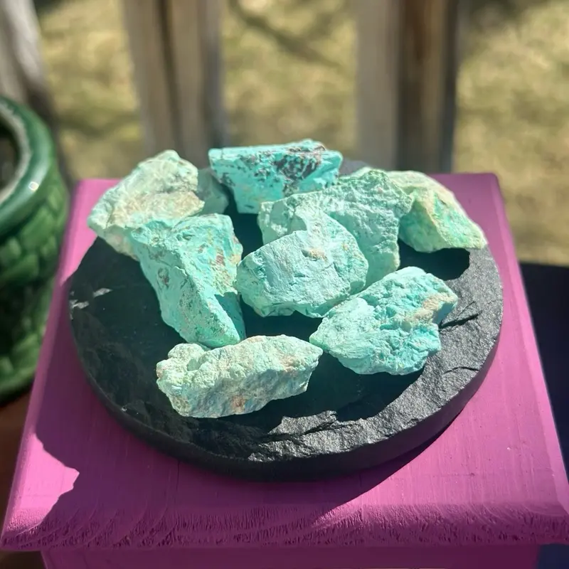 Rough Turquoise Pocket Crystal