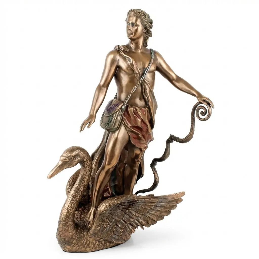 Apollo Statue — Greek God of Light, Music &amp; Prophecy Altar Figure