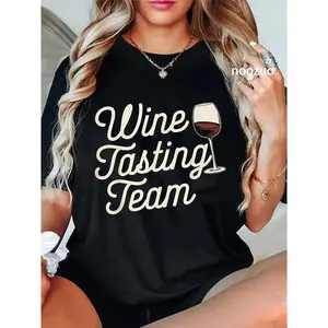 100% Cotton Wine Tasting Team Funny Wine Lover Gift T-Shirt