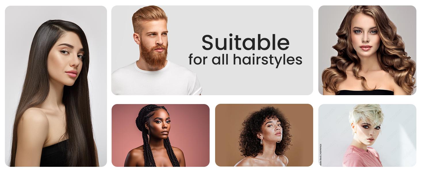 iDOO Salon-Grade Hair Dryer,Christmasgift - 200M Ion Technology & Smart Hot-Cold Air​ ​Frizz-Reducing Blow Dryer w/ Self-Clean Motor | Curly Hair Essential