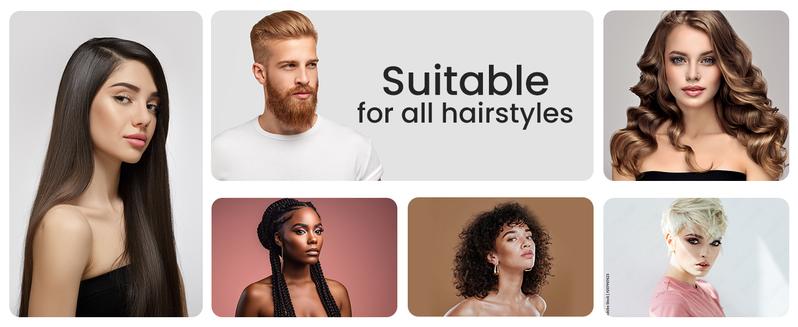 iDOO Salon-Grade Hair Dryer,Christmasgift - 200M Ion Technology & Smart Hot-Cold Air​ ​Frizz-Reducing Blow Dryer w/ Self-Clean Motor | Curly Hair Essential