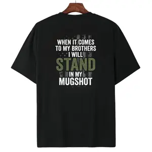 Honor Your Brothers Tee – Mugshot Design for True Brotherhood Support