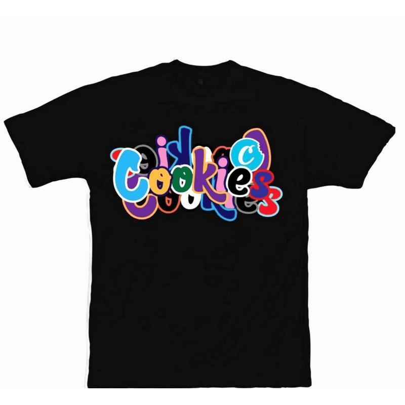 Cookies T-Shirt, Many Color Many Letter Tee Multicolor T-Shirt Fullsizes Tee,Unisex Tees, Unisex Graphic Shirt,Unisex Crewneck T-shirt for Men And Women