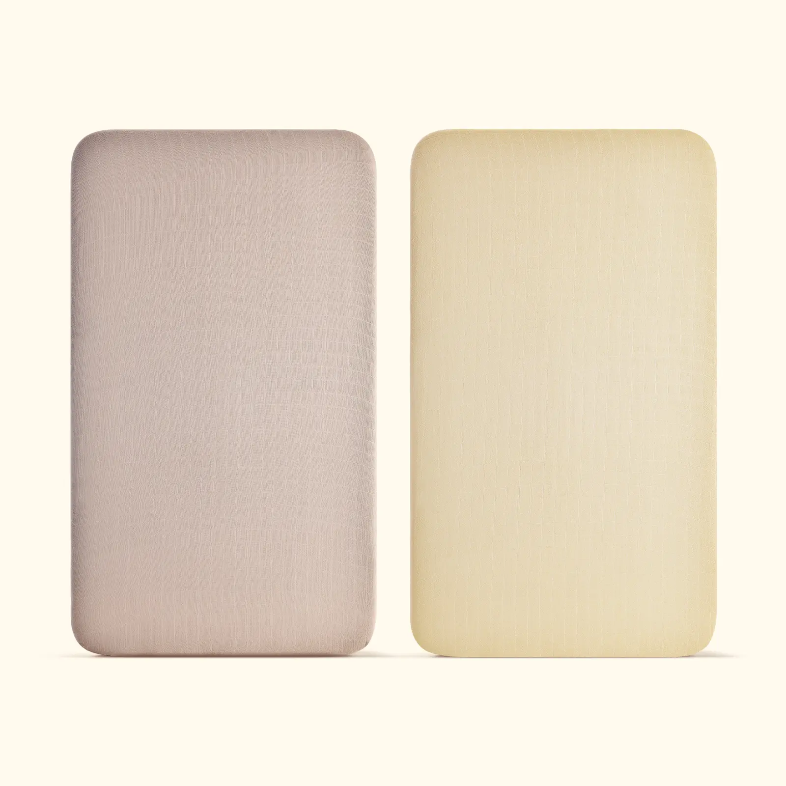 [ backtoschool ]HARPPA 2-Pack Fitted Bassinet Sheets – Breathable Muslin Cotton with Bamboo Viscose, Oeko-TEX Certified, Soft & Safe for Baby, Compatible with 35" x 19" Bassinet & Bedside Sleeper Mattresses