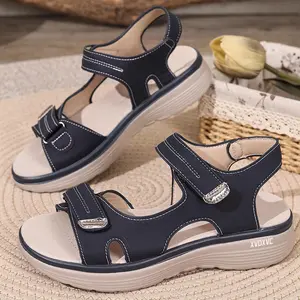 Lightweight Platform Sandals for Women Adjustable Straps Anti-Slip Thick Sole Breathable Beach & Casual Footwear