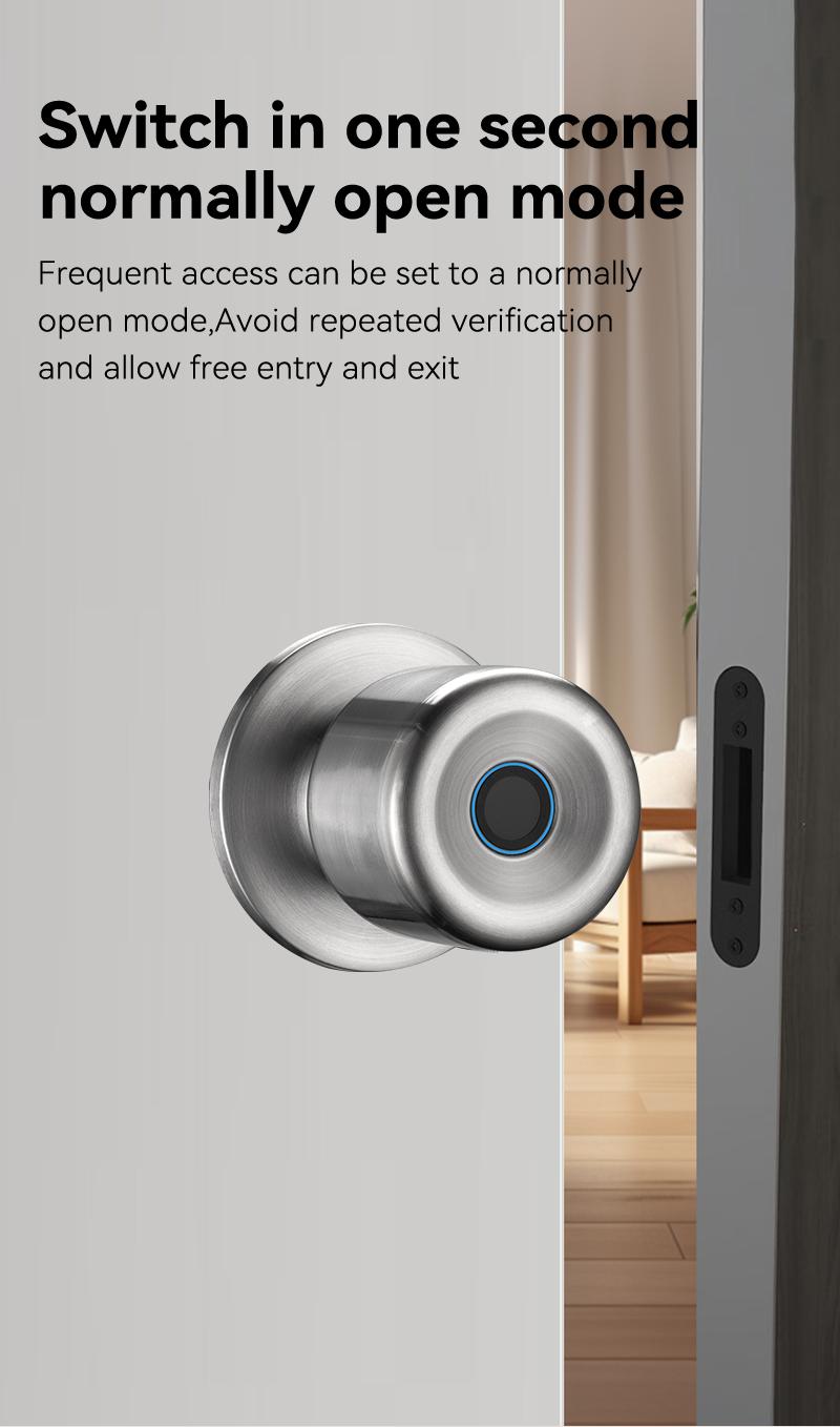 Smart 3 in 1 Fingerprint Door Lock Digital Keypad Smart Door Lock with App Control Keyless Entry Door Lock for Home Bedroom Apartment Office Garage